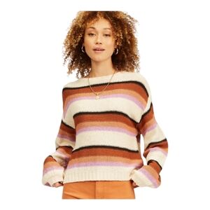 Billabong Multicolor Striped Crew Neck Sweater